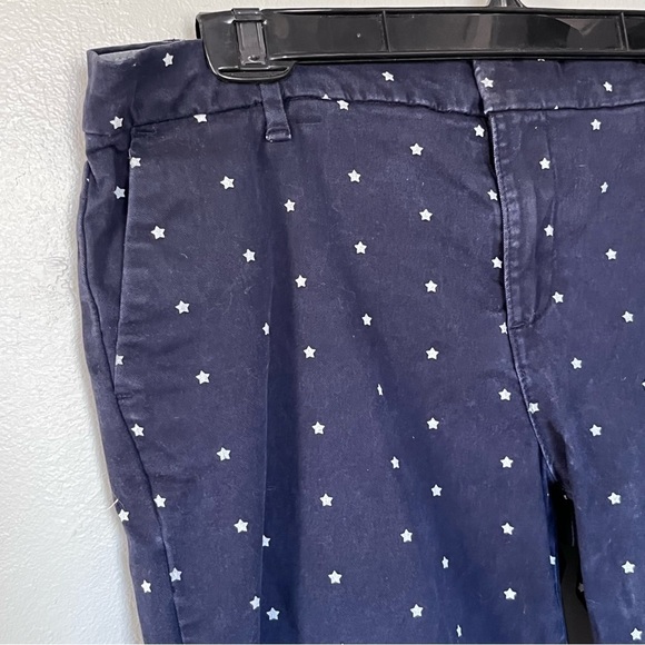 Tommy Hilfiger Pants Hampton Navy Blue Stars Print Stretch Slim Chino Medium 8 - Picture 13 of 15